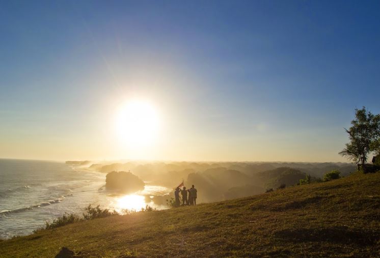 foto sunset jogja